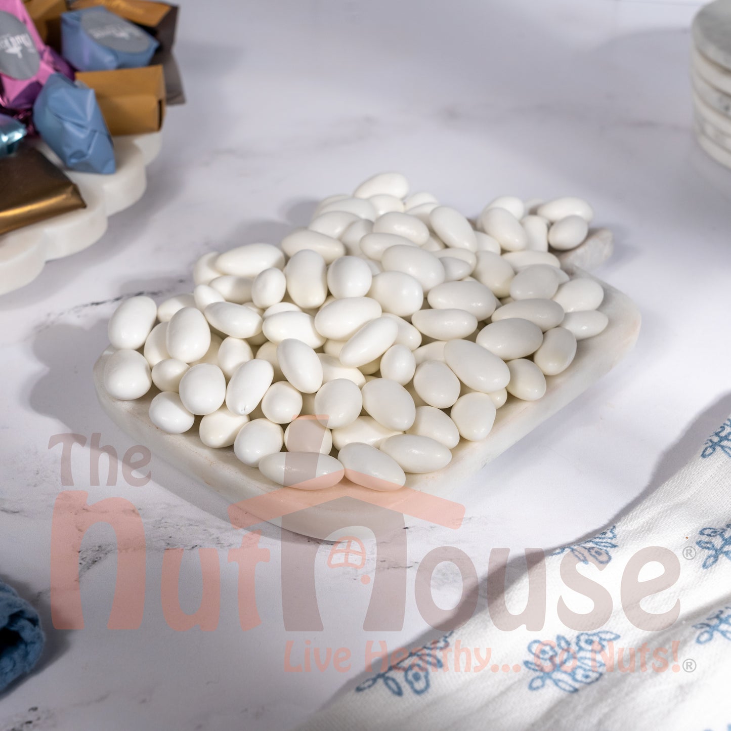 White Jordanian Almonds