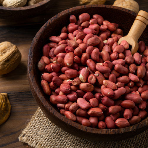 raw peanuts