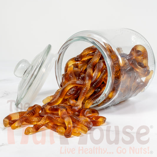Colored Worms Halal Gummies