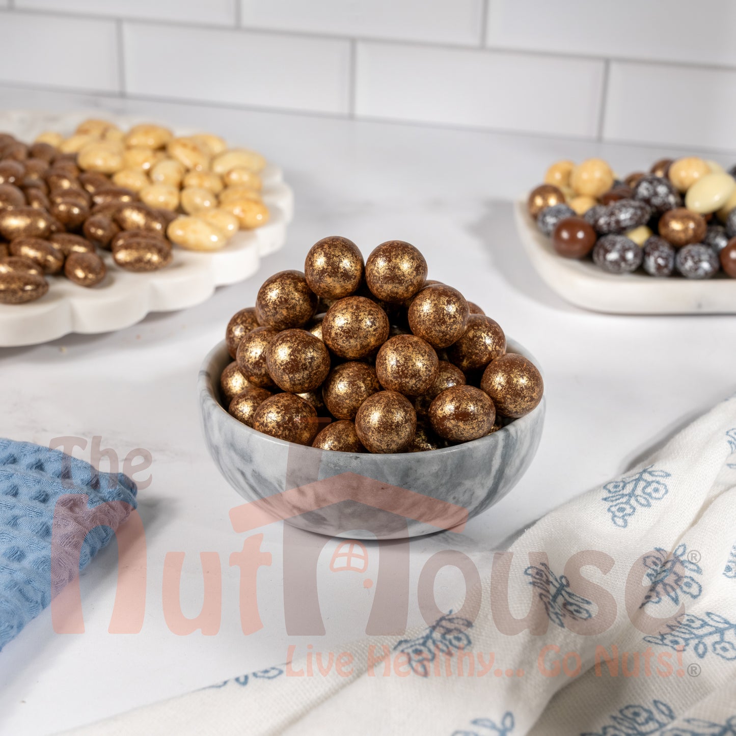 Pearly Gold Chocolate Coated Hazelnut