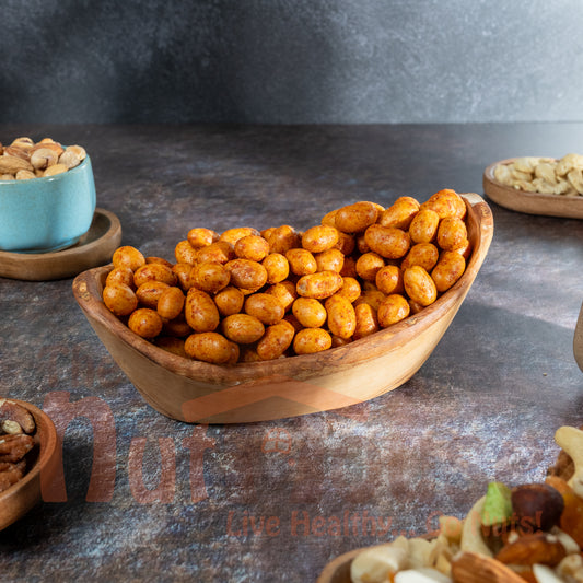 Spicy Flour Covered Peanuts
