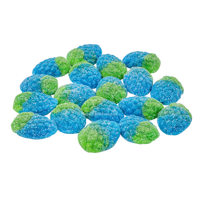 Sour Blue Strawberry Gummies