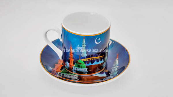 Ramadan light Blue coffee set (R2)