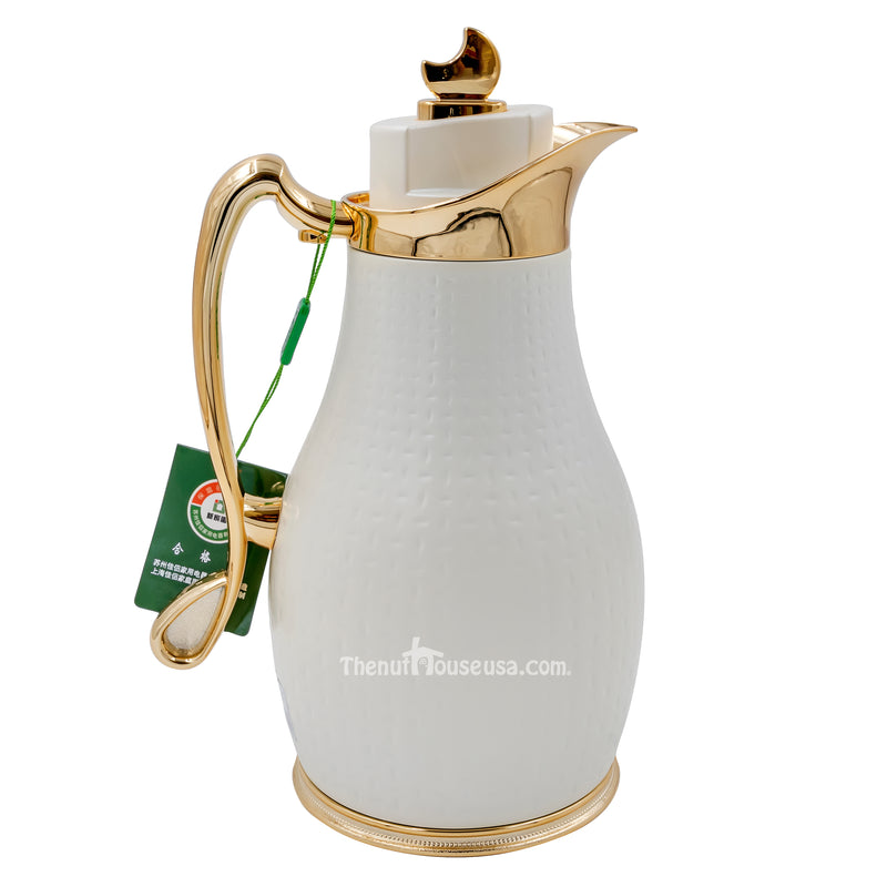 Pearl White Coffee Thermos