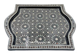 Egyptian handmade serving tray set 90013