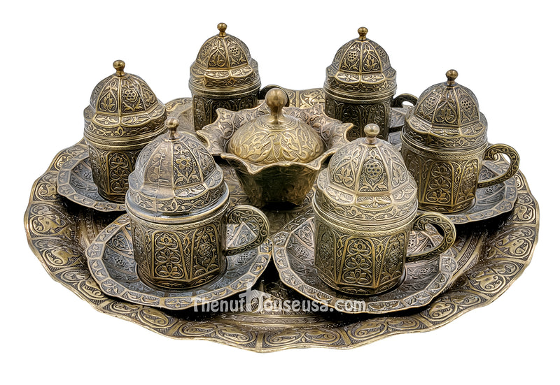 Antique Turkish Coffee set 24008