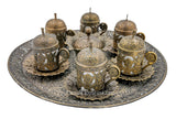 Antique Turkish Coffee set 24014