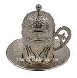 Silver Turkish Coffee set 24032