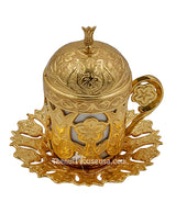 Gold Turkish Coffee set 24034