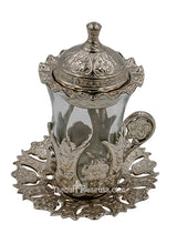 Silver Turkish Tea set 24055