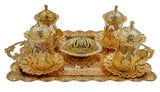 Gold Turkish Tea set 24038