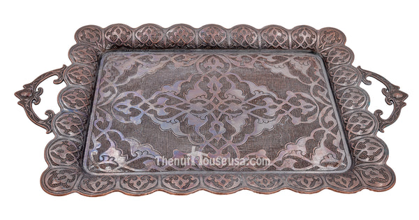 Turkish Metal Serving Tray 80025