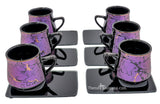 Designer 10 Turkish coffee set 6 pc (106-M)