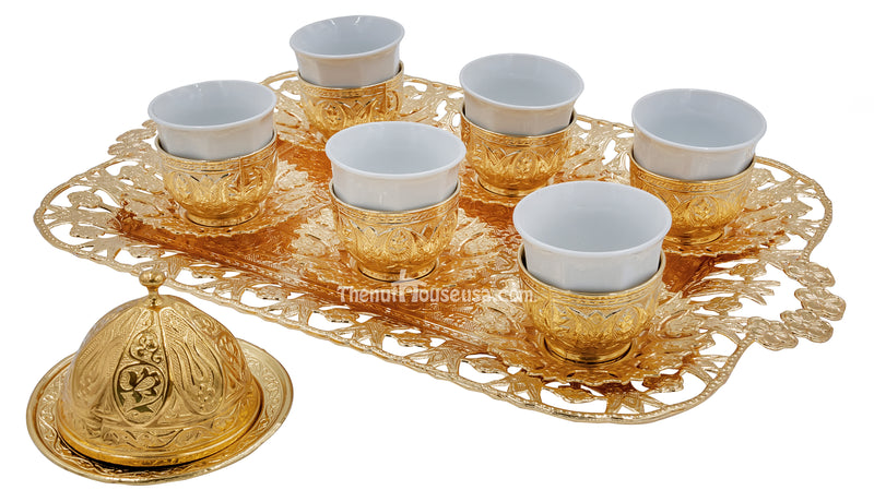 Gold Sada coffee set 24019