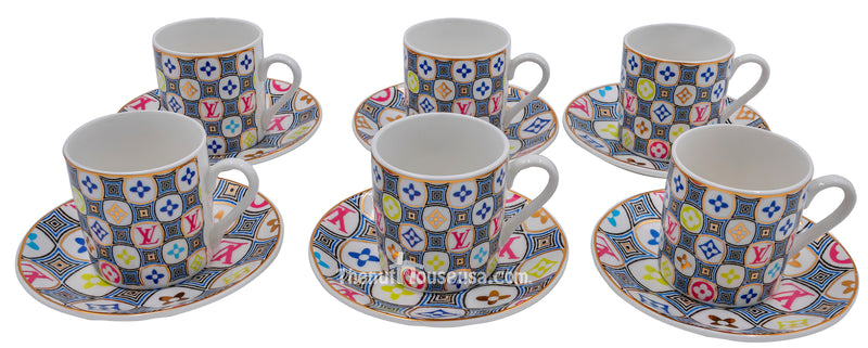 Designer 24 Turkish coffee set 6 pc (M4)