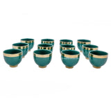 Dark Green Sada coffee cups set