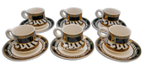 Designer 2 Turkish Coffee set 6pc (E2)