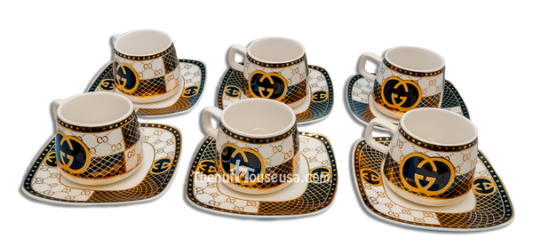 Designer 6 Turkish Coffee set 6pc( A3 )