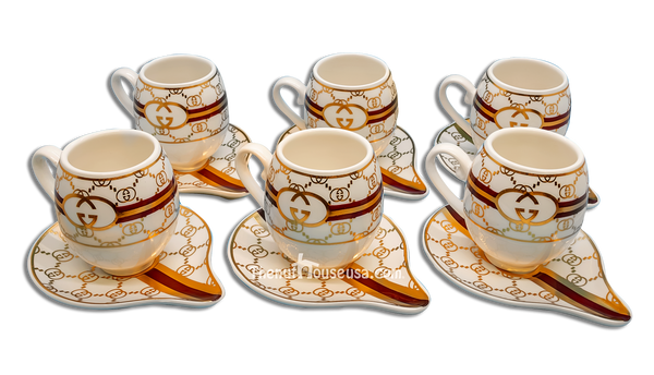 Designer 7 Turkish Coffee set 6pc ( C2 )