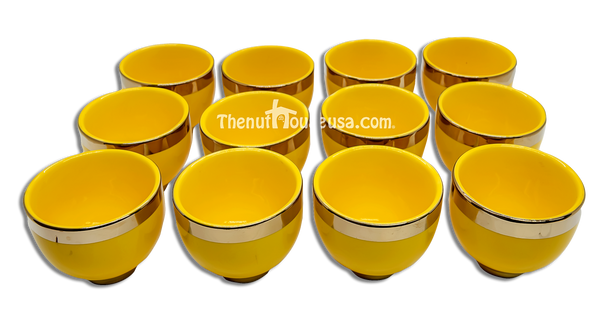 Yellow Sada coffee cups set