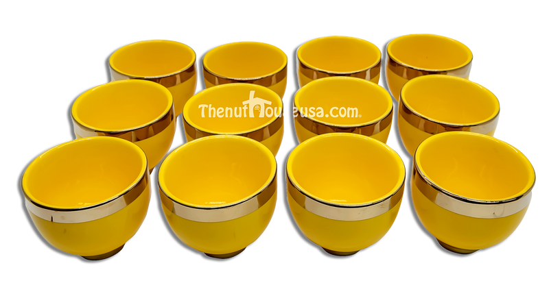 Yellow Sada coffee cups set